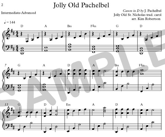 Jolly Old Pachelbel: medley of Jolly Old St Nicholas and Pachelbel's ...